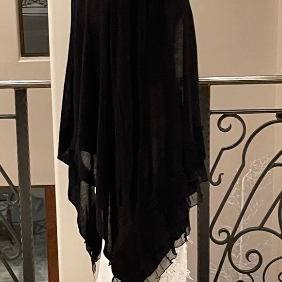 Love stitch black kimono top with bottom ruffles size 6 - Picture 3 of 7